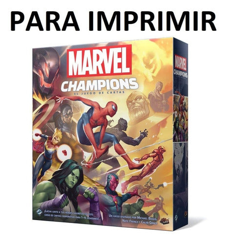 Marvel Champions Lcg + Expansiones (Para Imprimir) 0