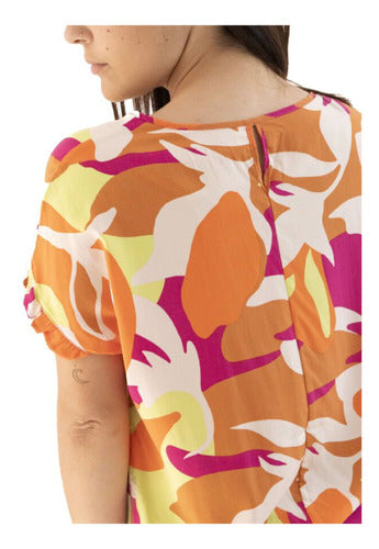 Newliza Blusa Poplin Estampado 20-8-1 3