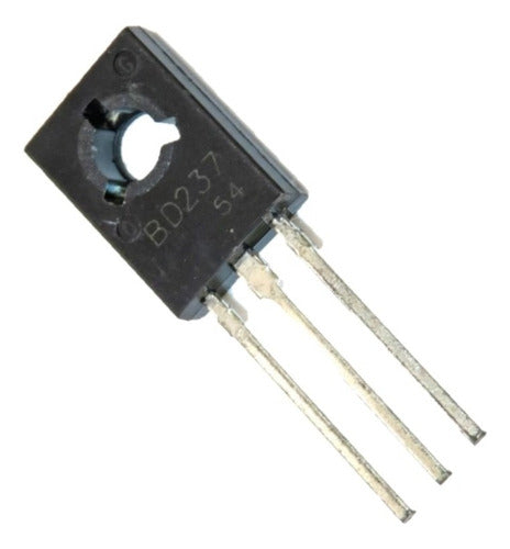 Pack X10 Transistor Bd237 Bd 237 To 126 80v 2a 0