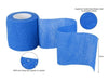 Self-Adherent Adhesive Blue Containment Bandage 7cm X 4.5m 3
