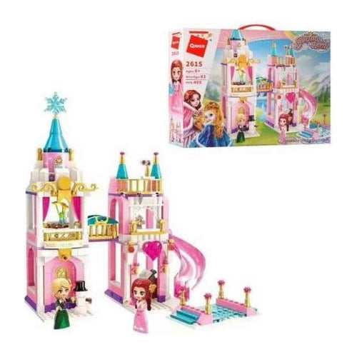 Qman Princess Leah Castle Tower Building Set - 405 Pieces 0