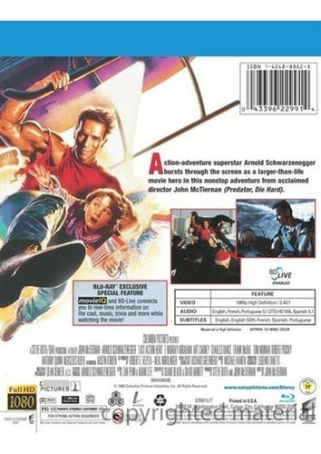 Blu-Ray Last Action Hero / El Ultimo Gran Heroe 1