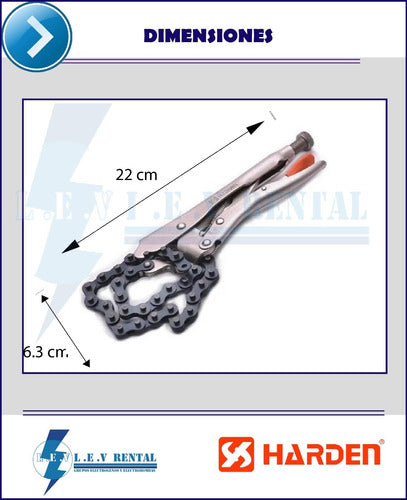 Pinza De Presión Perro A Cadena 18'' Harden Profesional 4