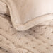 King Size Embossed Bedspread with Sherpa 6