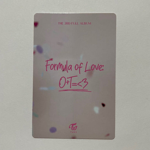 TW Photocard Twice Original Sana Ver. Formula Of Love 2