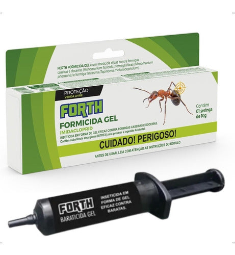 Forth Formicida Gel - Seringa 10g - C/ Trava De Segurança 0