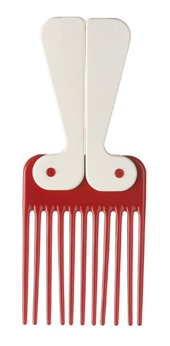 Eurostil Double-Pin Detangler Comb for Curls 1