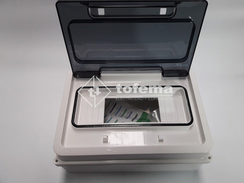 Caja Para Termica Ip65 Estanco Pilar 8 Bocas Genrod - Blanco 4