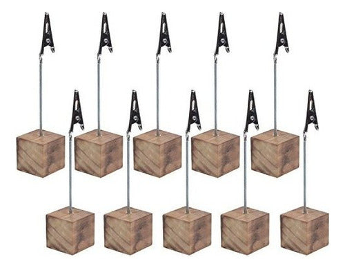 Cosmos® 10 Piezas Soporte De Clips De Memo De Base De Cubo 0