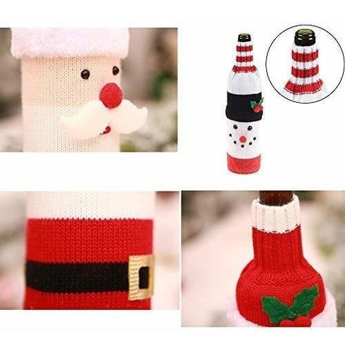 Youmay Handmade Christmas Wine Bottle Covers 3