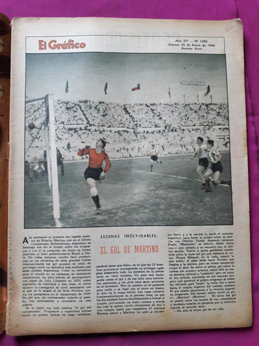 El Gráfico Nº 1385 Enero 1946 Argentina - Furlong Basquet 1