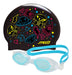 Origami Kids Swimming Kit: Goggles and Speed Printed Cap 80