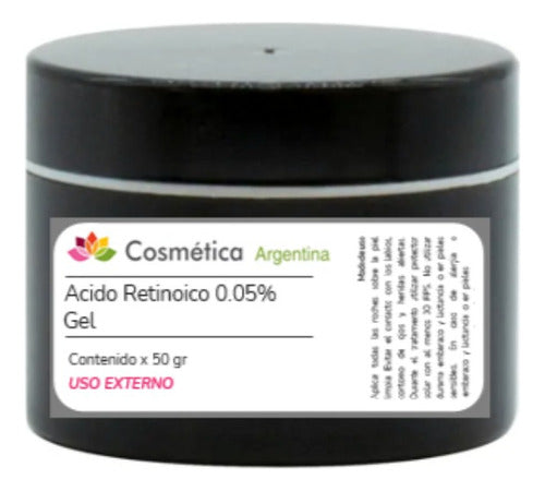 Cosmética Argentina Gel Acido Retinoico 0.05% Acne Cicatrices Estrias Manchas 0