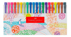 Caneta Coloridas Ponta Fina Kit C/60 Cores Faber Castell 2