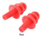 Maravillo Red Silicone Earplugs for Swimming and Noise Cancellation 1