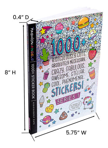 Fashion Angels Fun Sticker Book for Kids Ages 6, 40 Pages 2