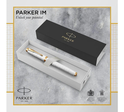 Personalized Parker IM Premium Pearl Fountain Pen 1