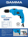 Gamma Kit 4.1/2 Angle Grinder + 650W Percussion Drill 10m 4