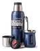 Terrano Set Thermos 1L + Stainless Steel Mate + Free Straw Gift 5