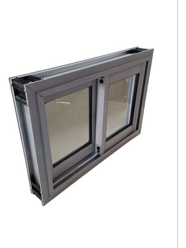 Sliding Aluminum Window 60x40 Without Mosquito Net 3