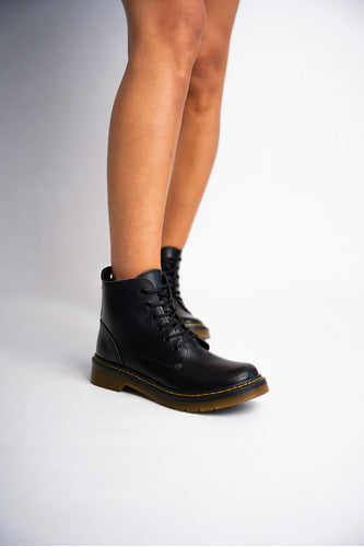 Camila Botas Borcegos Mujer Estilo Dr Martens Cordones 73 1