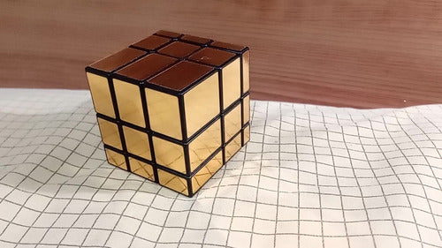 ShengShou Rubik Mirror Metalizado Ilusion Oro Bubón Plata Rosario 4