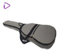 Padded Classical Creole Guitar Case in Grey Faux Leather 2