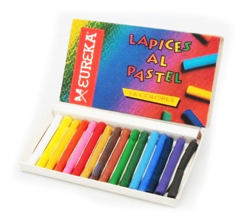 Eureka School Chalk Pastels X16 Colors 0