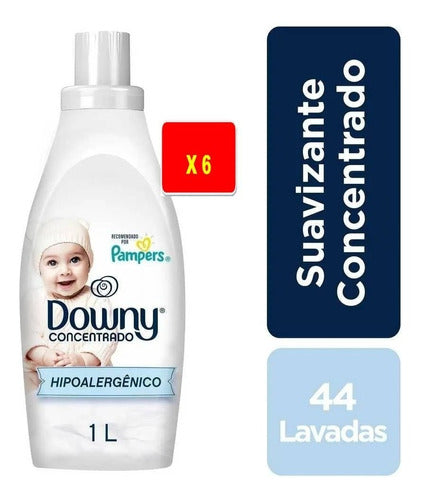 Downy Hipoalergénico Concentrated Fabric Softener 1 Liter x 6 Units 1