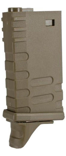 Magazine Airsoft M4 Aps Aeg Hi Cap 190 Bbs  Dmr - Tan 0