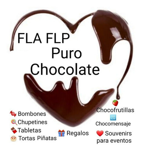 FLA FLP PURO CHOCOLATE Soccer Trophy Themed Chocolates (Cup + Medals) 6