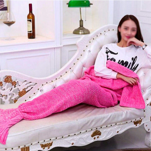 Mnl Adult Mermaid Tail Blanket 180 x 80 Winter 2