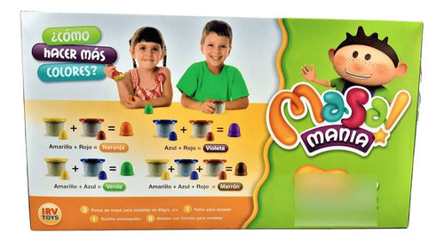 IRV Toys Masa Para Modelar - Masa Manía - Rodillo Estampador 2