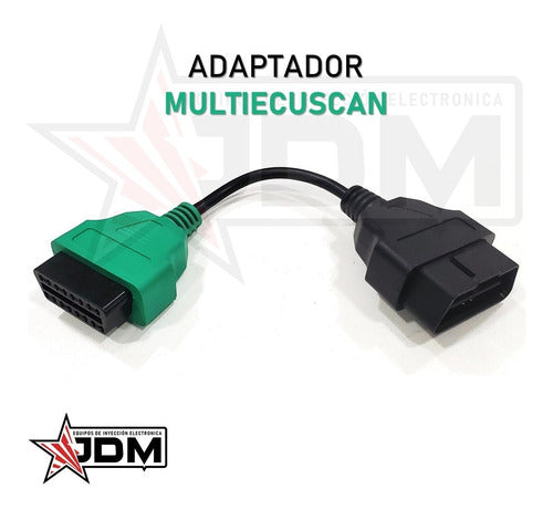 MULTIECUSCAN Green Adapter for Fiat - ABS 1