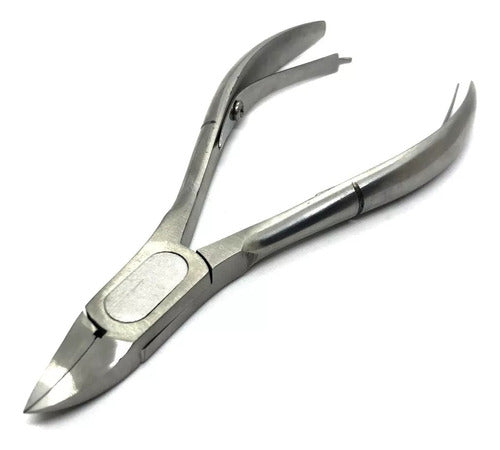 Professional Curved Nail Cutter Pliers Stainless Steel Manicure 1