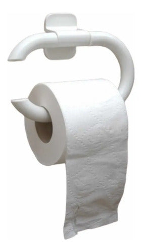 Bari Home Plastic Toilet Paper Roll Holder 0