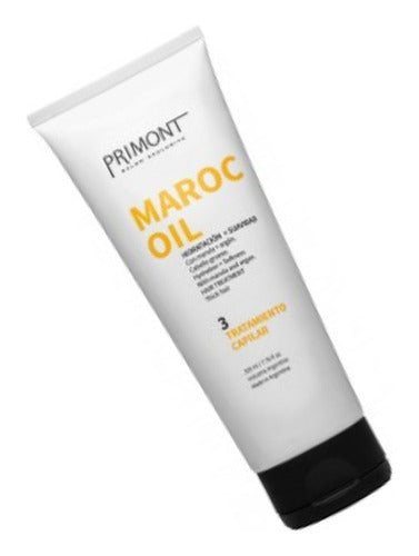 Shampoo + Conditioner + Treatment Maroc Oil X 400 Ml Primont 5