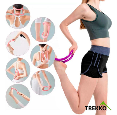 Soft Pilates Yoga Fitness Ring for Stretching Elongation 3