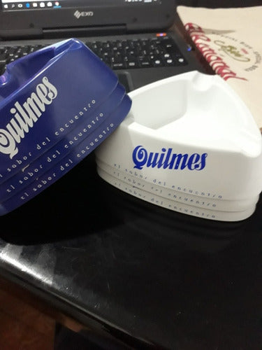 Cenicero De Acrilico Quilmes Nuevos Y Otros De Vidrio !!! 0