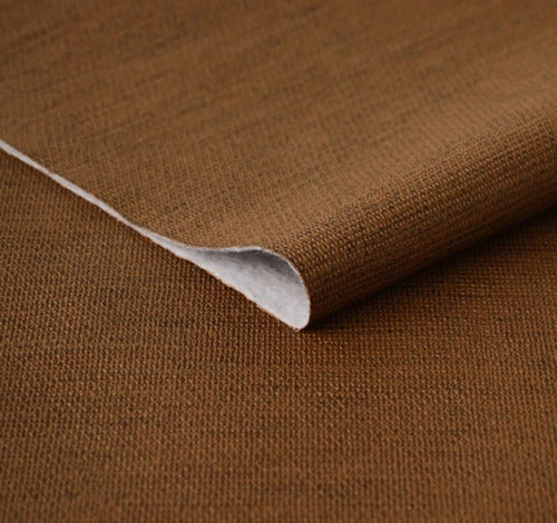 ASTURIAS Adjustable Eco-Leather Tablecloth for 140 cm Round Table - Linen-Like Texture 6