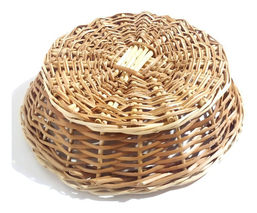 Generic Panera Canasta Cesto De Mimbre 26cm 1