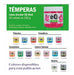 EQ Arte Tempera En Pote 250 Gs Vs Colores Apilables Pack X10u 1