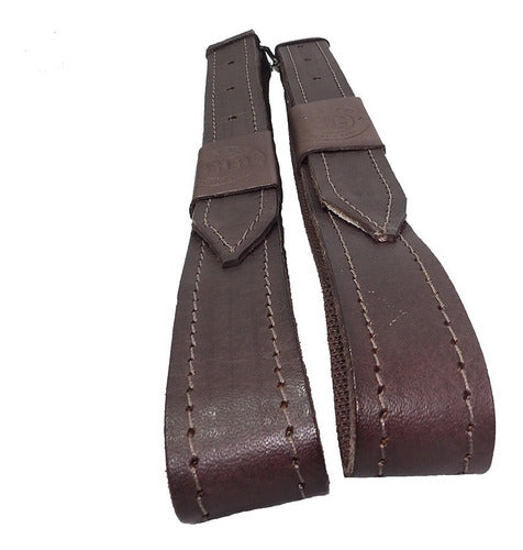 Crespo Leather Sole Stirrups for Freno De Oro Saddle 2