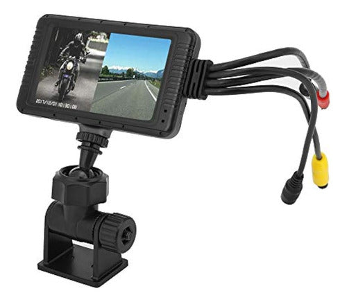 Terisass Motorcycle Dash Cam Camera Motorcycle Video Driving 3