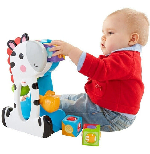 Fisher Price Activity Zebra Block Stacker 0