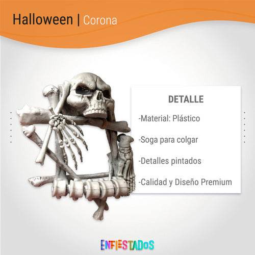 Enfiestados Decoracion Halloween Colgante Calavera Esqueleto Cotillon 3