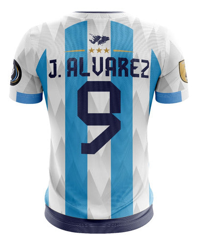 Argentina Fantasy Sublimated Soccer Jersey - Customizable 1