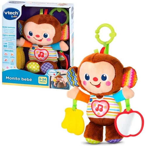 VTech Early Stimulation Monkey Doll for Babies 1-3 Years Old 0