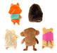 Atrapacuentos Titere Dedo Set Animales Selva Peluche X5 Cuento Juego 3