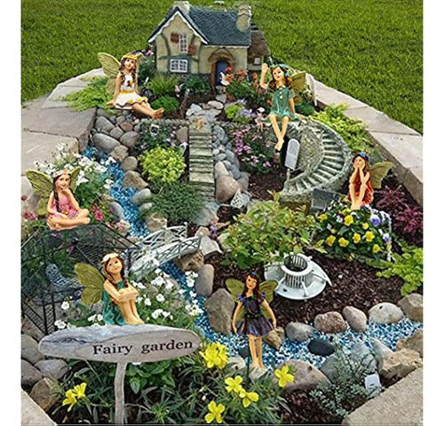 SisBroo Fairy Garden Accessories for Outdoors, Indoors 1